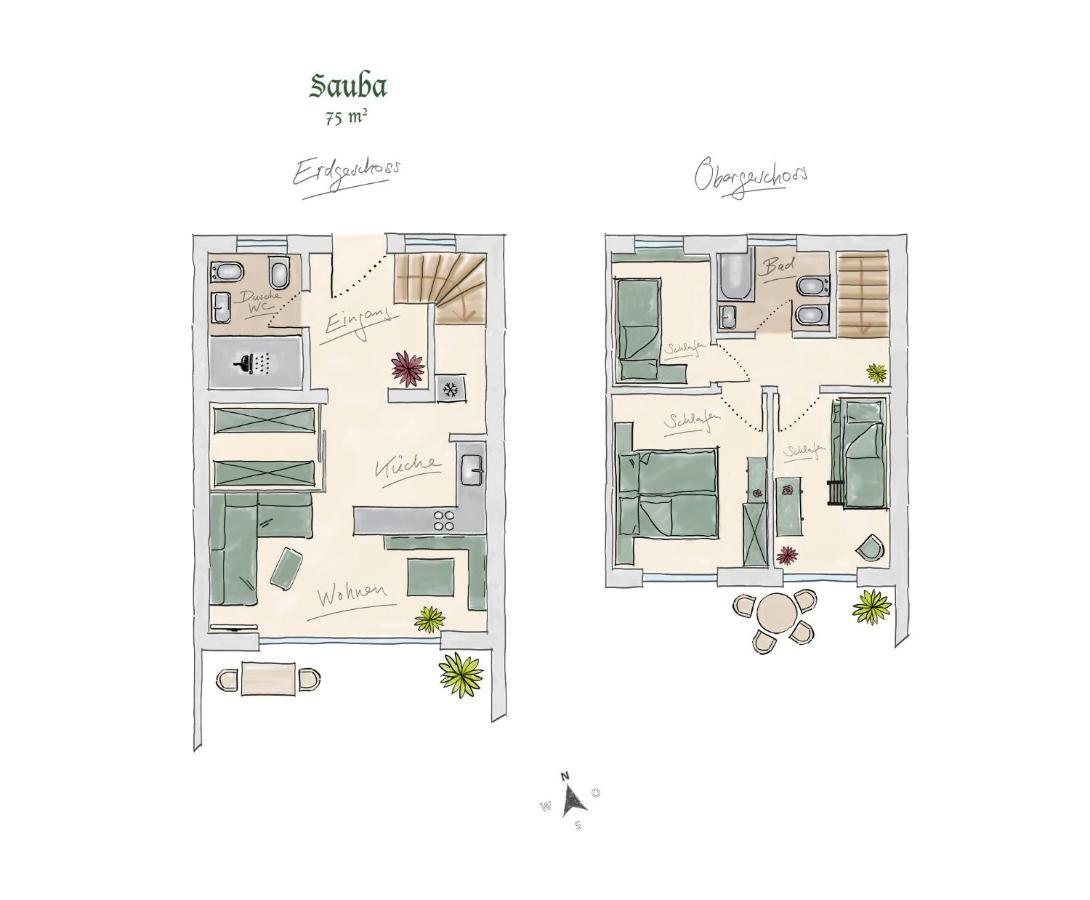 Ferienwohnungen "Zur Wally", Apartment Sauba Garmisch-Partenkirchen Esterno foto